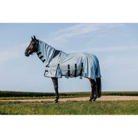 Produktbild von Riding World Pferdedecke Belly Mesh Combo aus Polyester in Grau
