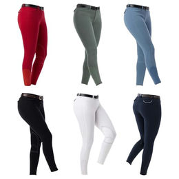 Riding World Reithose Alexandrie für Damen mit Kniebesatz aus Stoff in Marineblau Größe 42 – Bild 1 von 9