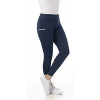 Produktbild von Riding World Reithose Damen Agadir Reitleggings mit Silikon-Vollbesatz in Blau Größe 42