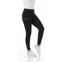 Produktbild von Riding World Reithose Damen Agadir Reitleggings mit Silikon-Vollbesatz und Handytaschen Schwarz Größe 44