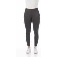 Produktbild von Riding World Reitleggings Agadir Damen Grau Größe 40 mit Silikon-Vollbesatz und Handytaschen