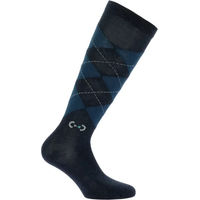 Produktbild von Riding World Reitsocken Jude Blau Unisex 3er Pack Größe 40/42