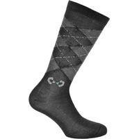 Produktbild von Riding World Reitsocken Jude Grau Unisex 3er Pack Größe 40/42