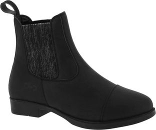 RIDING WORLD Reitstiefel für Damen aus Kunstleder mit Glitter in Schwarz Größe 38 – Bild 1 von 7