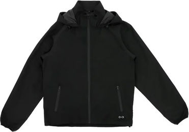Produktbild von Riding World Rémy Reitjacke für Herren mit Kapuze und Reißverschluss wasserdicht Schwarz Größe L