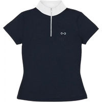 Produktbild von Riding World Roxane MC Reit-Poloshirt für Mädchen in Blau aus Polyester