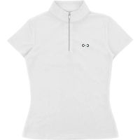 Produktbild von Riding World Roxane Reit-Poloshirt für Mädchen in Weiß Größe 12 Jahre
