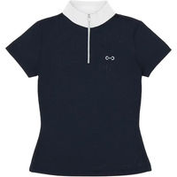 Produktbild von RIDING WORLD Roxane Reitpolo Damen Kurzarm Blau XS