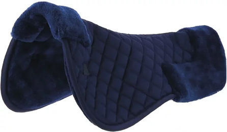 Riding World Sattelpad für Warmblut in Blau aus Polyester – Bild 1 von 3