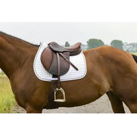 Produktbild von Riding World Schabracke Girly weiß mit Glitzer für Dressur aus Polyester