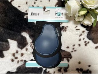 Riding World Streichkappen für Warmblut in Marineblau – Bild 1 von 2