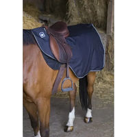 Produktbild von RIDING WORLD wasserdichte Nierendecke für Pferde mit Fleece-Futter in Schwarz