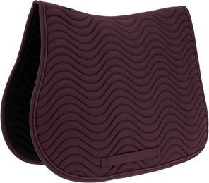 Produktbild von Riding World Wave Satteldecke für Pferde aus Polyester in Schwarz-Orange für Vollblut