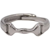 Produktbild von Ring Equestrian Shop Ana Ring aus Edelstahl in Gold oder Silber für Damen und Herren Größe 52