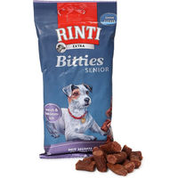 Produktbild von Rinti Bitties Extra Senior Hundesnack Huhn und Truthahn mit hohem Fleischanteil ohne Zucker 16 x 75g - 16 x 75 g