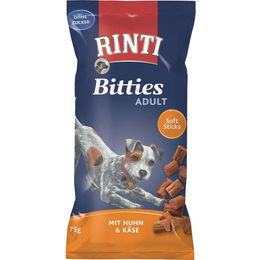 Rinti Bitties Hundesnack Adult Huhn mit hohem Fleischanteil ohne Zucker 75 g - 16 x 75 g – Bild 1 von 5