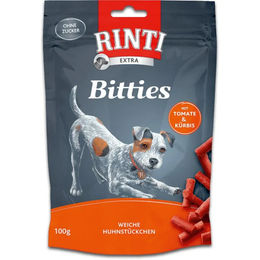 Rinti Bitties Hundesnack Huhn mit Tomate und Kürbis Adult Mini 100 g mit hohem Fleischanteil - 12 x 100 g – Bild 1 von 6