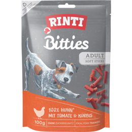 Produktbild von Rinti Bitties Hundetrockenfleisch Huhn mit Tomate und Kürbis 6x100 g
