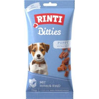 Produktbild von Rinti Bitties Puppy Belohnungssnack für Welpen mit Huhn und Rind 16x75g - 16 x 75 g