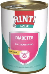 Rinti Canine Diabetes Nassfutter für Hunde mit Huhn 12 x 400 g - 12 x 400 g – Bild 1 von 5