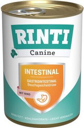 Produktbild von RINTI Canine Intestinal Adult Nassfutter für Hunde mit Rind 12 x 400g Diätfutter für Magen-Darm und Verdauung - 12 x 400 g