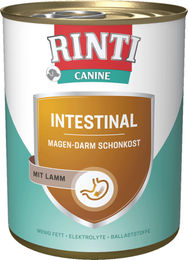 Rinti Canine Intestinal Nassfutter für Hunde mit Lamm zur Unterstützung der Verdauung 6 x 800 g - 6 x 800 g – Bild 1 von 8