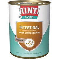 Produktbild von Rinti Canine Intestinal Nassfutter für Hunde mit Lamm zur Unterstützung der Verdauung 6 x 800 g - 6 x 800 g