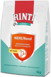 RINTI Canine Kidney Renal Hundetrockenfutter Huhn Diätnahrung 4kg - 4 kg – Bild 1 von 4