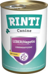 Rinti Canine Leber Hepatic Huhn Diät Nassfutter für Hunde 12 x 400 g - 12 x 400 g – Bild 1 von 4