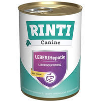 Produktbild von Rinti Canine Leber Hepatic Huhn Veterinärdiät Nassfutter 12x400 g