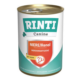 Produktbild von Rinti Canine Niere & Renal Hund Nassfutter Huhn 6x400g Diätfutter
