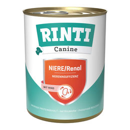 Produktbild von Rinti Canine Niere & Renal Rind Diätfutter Nassfutter für Hunde Adult 6x800g