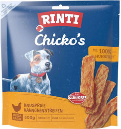 Rinti Chicko Hähnchenstreifen Hundesnacks mit hohem Fleischanteil und Monoprotein Huhn 500 g - 500 g – Bild 1 von 6