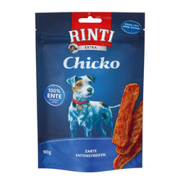 Rinti Chicko Hundesnack Entenstreifen aus Trockenfleisch mit hohem Fleischanteil 90 g - 12 x 90 g – Bild 1 von 5