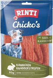 Rinti Chicko Hundesnack Kaninchen Trockenfleisch Monoprotein mit hohem Fleischanteil 60 g - 12 x 60 g – Bild 1 von 6