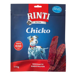 Rinti Chicko Hundesnack Rind Monoprotein Trockenfleisch ohne Konservierungsstoffe 170 g - 3 x 170 g – Bild 1 von 6