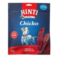 Produktbild von Rinti Chicko Hundesnack Rind Monoprotein Trockenfleisch ohne Konservierungsstoffe 170 g - 3 x 170 g
