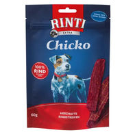 Produktbild von Rinti Chicko Hundesnack Rindstreifen Monoprotein ohne Zucker 60 g - 12 x 60 g