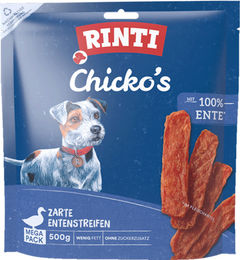 Rinti Chicko Hundesnacks Ente Monoprotein Trockenfleisch 500 g - 500 g – Bild 1 von 5
