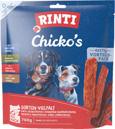 Rinti Chicko Hundesnacks Sortenvielfalt Ente mit hohem Fleischanteil und ohne Zucker 4x 700 g - 4 x 175 g – Bild 1 von 4