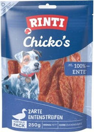 Produktbild von Rinti Chicko Hundetrockenfleisch Ente Monoprotein ohne Konservierungsstoffe 4x250 g - 4 x 250 g
