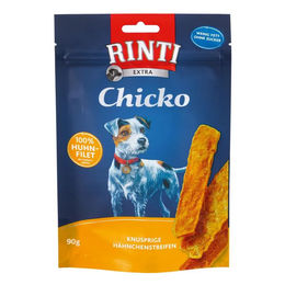 Rinti Chicko Knusprige Hähnchenstreifen Hundesnack Huhn Monoprotein 90 g - 12 x 90 g – Bild 1 von 6