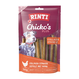 Rinti Chicko Plus Collagen Sticks Hundesnack Huhn und Rind getreidefrei 150 g – Bild 1 von 3