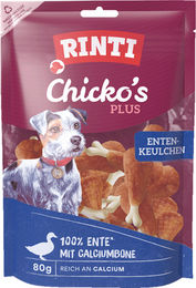 Rinti Chicko Plus Hundesnack Entenkeulchen Monoprotein mit hohem Fleischanteil 80 g - 6 x 80 g – Bild 1 von 5