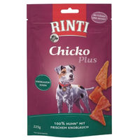 Produktbild von Rinti Chicko Plus Hundesnack Knoblauchecken mit Huhn 225 g Monoprotein - 225 g