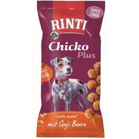 Produktbild von Rinti Chicko Plus Superfoods Funktionssnack Huhn mit Goji Beere Monoprotein für Hunde Adult 8x70g - 8 x 70 g