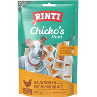 Produktbild von Rinti Chicko's Dent Kaustreifen Huhn für kleine Hunde 3x150 g Zahnpflege-Snack