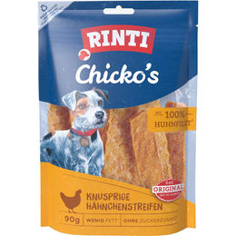 Produktbild von Rinti Chicko's Knusprige Hähnchenstreifen Hund Trockenfleisch ohne Zucker 6x90 g