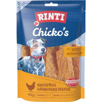 Produktbild von Rinti Chicko's Knusprige Hähnchenstreifen Hund Trockenfleisch ohne Zucker 6x90 g