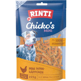 Produktbild von Rinti Chicko's MINI Huhn-Häppchen Trockenfleisch ohne Zucker 3x225 g